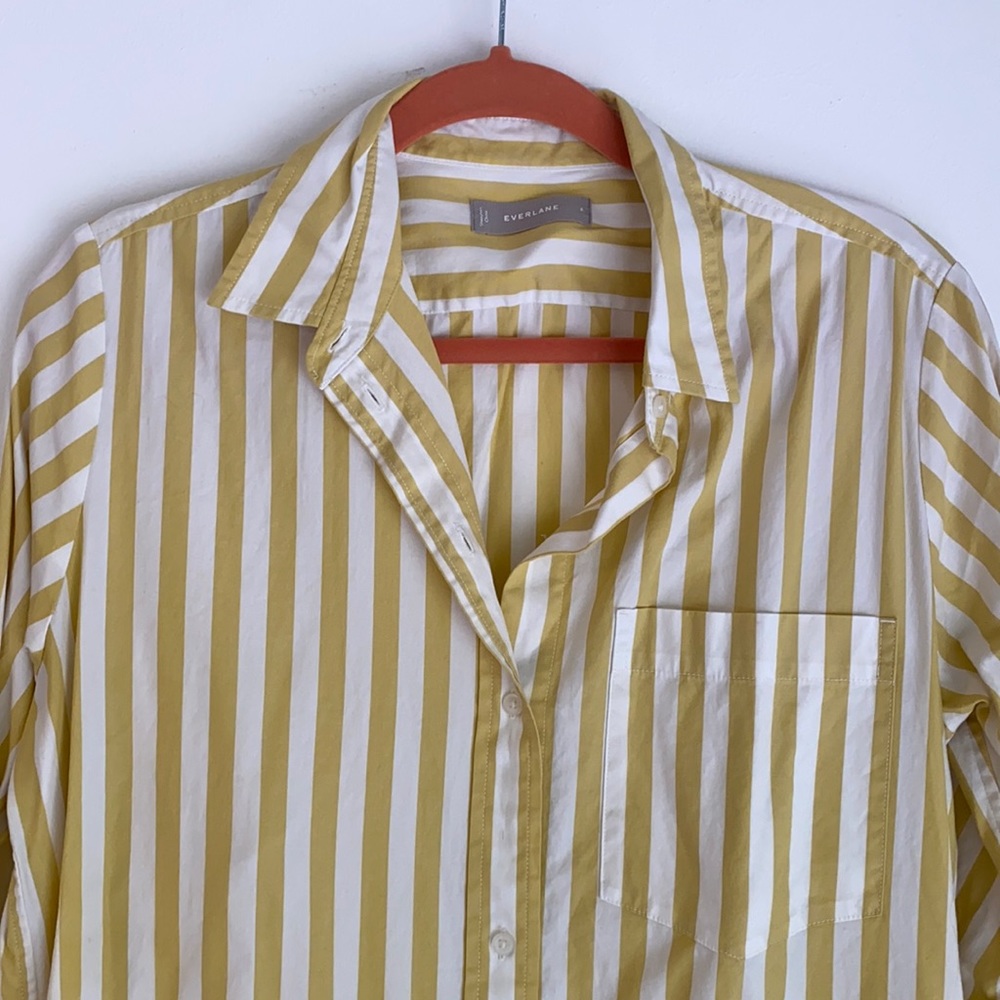 Striped button up
